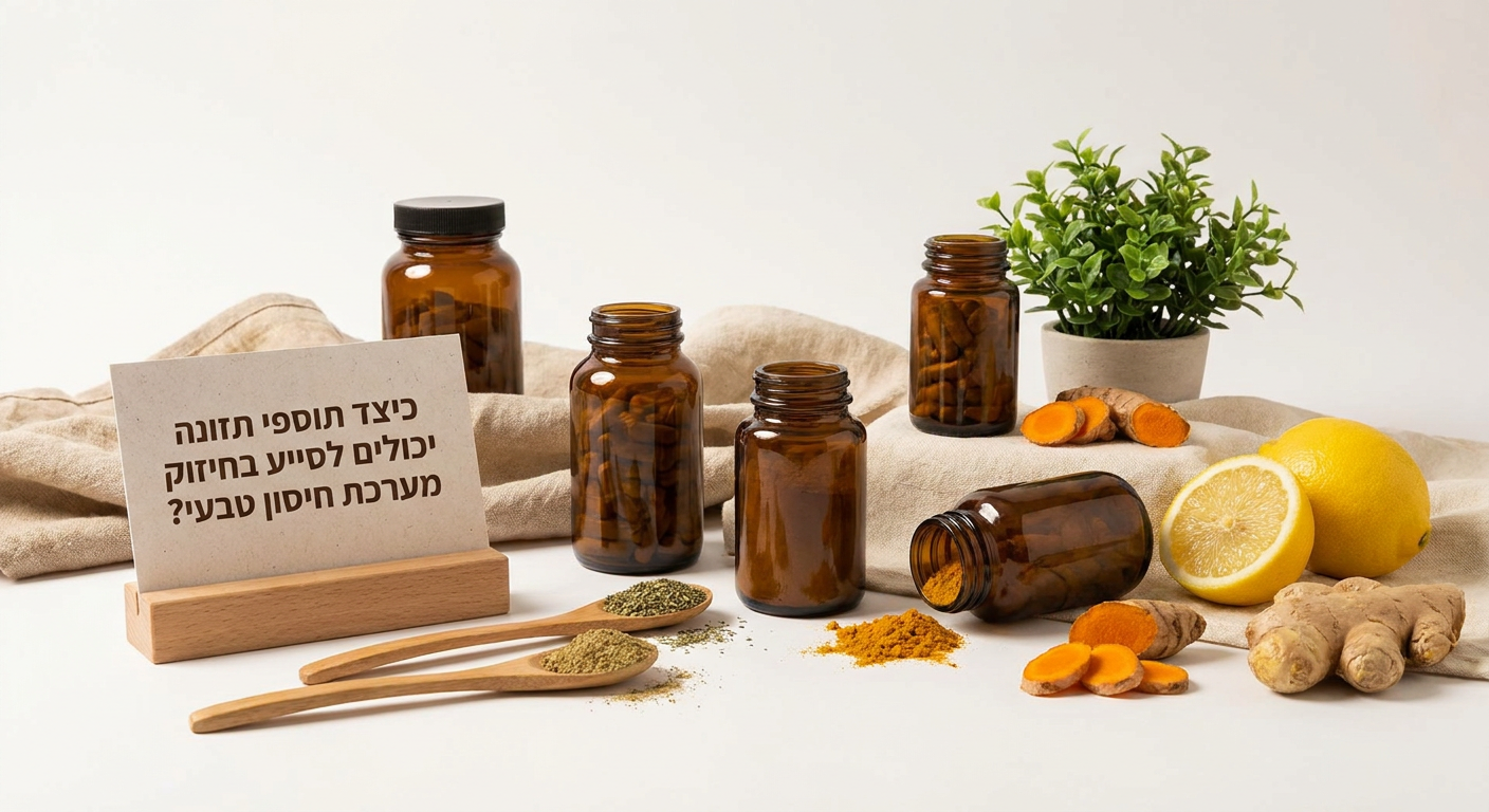 איור: כיצד תוספי תזונה יכולים לסייע בחיזוק מערכת חיסון טבעי? - חיזוק מערכת חיסון טבעי